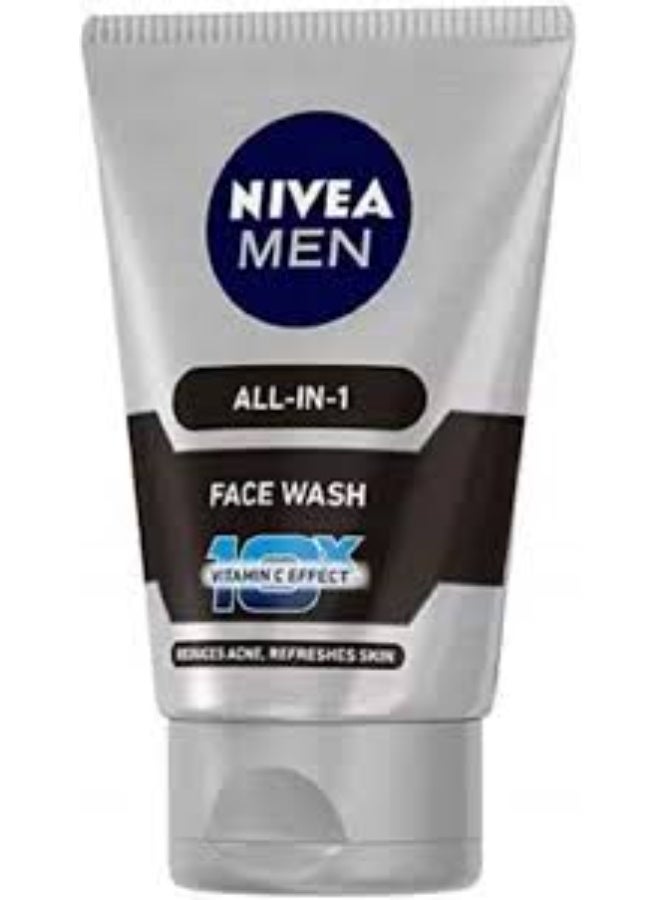 NIVEA Men All-In-1 Face Wash, 100 g (Pack of 3) - Image 3